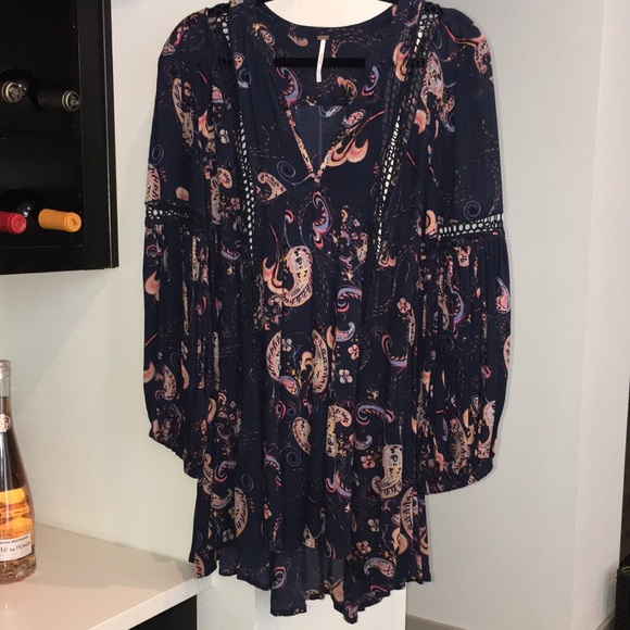 š¼HOST PICKš¼Free People Just The Two of Us Paisley Tunic/Dress - Picture 12 of 13